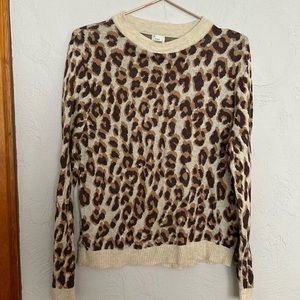 Women’s cheetah sweater